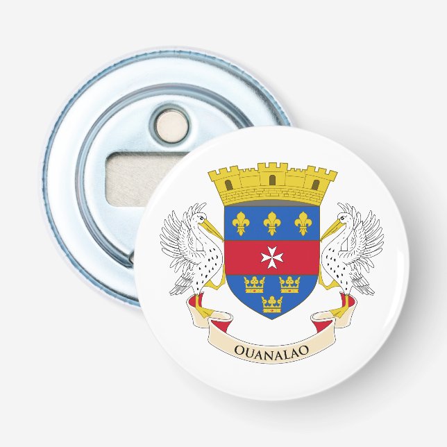 Saint Barthélemy Flag Bottle Opener (Front)