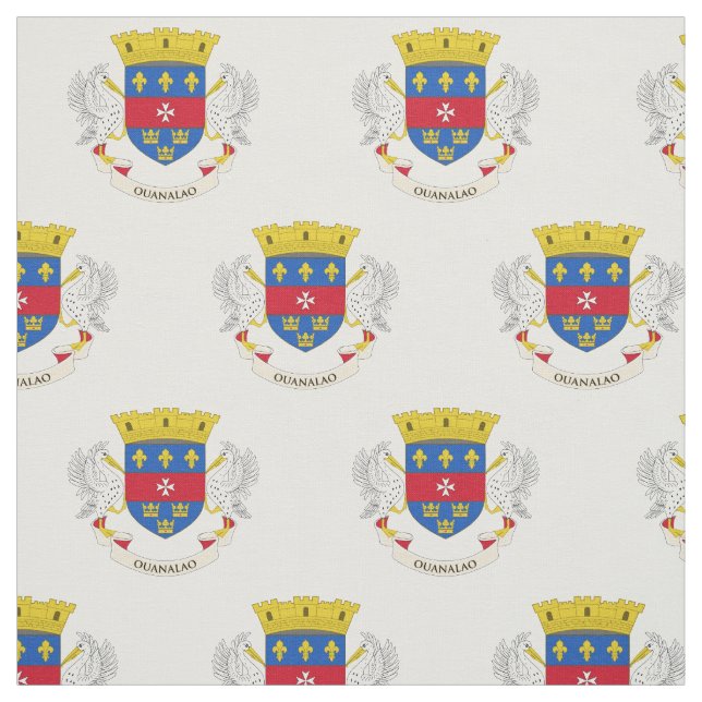 Saint Barthélemy Flag Fabric (Swatch)