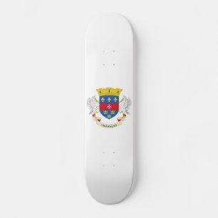 Saint Barthélemy Flag Skateboard
