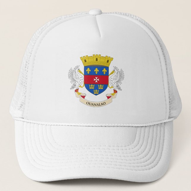 Saint Barthélemy Flag Trucker Hat (Front)