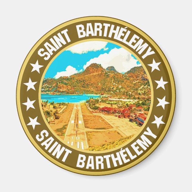 Saint Barthélemy                                   Magnet (Front)