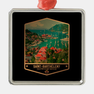 Saint Barthélemy Metal Tree Decoration