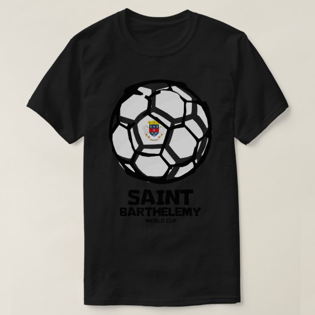 Saint Barthlemy  Country Flag T-Shirt (Design Front)