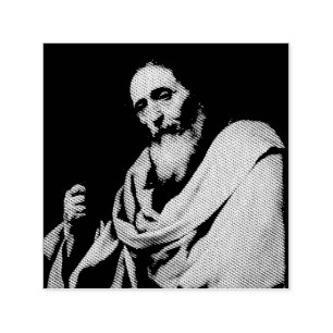 Saint Bartholomew the Apostle by Jusepe de Ribera  Self-inking Stamp