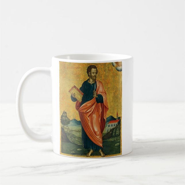 Saint Bartholomew the Apostle orthodox icon Coffee Mug (Left)