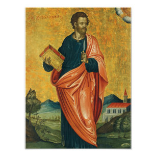 Saint Bartholomew the Apostle orthodox icon Photo Print
