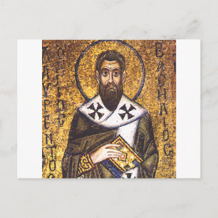 Saint Basil of Caesarea Holiday Postcard