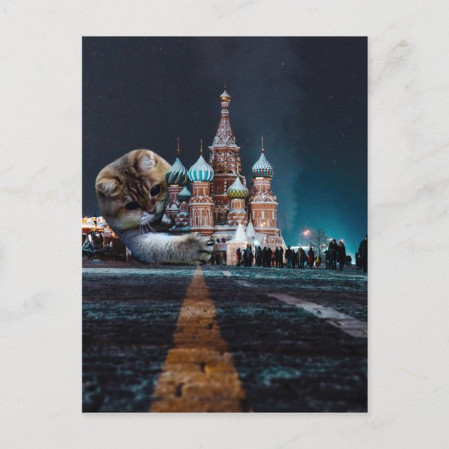 Saint Basil’s Cathedral and Hosico Postcard (Front)