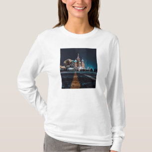 Saint Basil’s Cathedral and Hosico T-Shirt