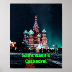 Saint Basil’s Cathedral, Moscow, Russia Poster