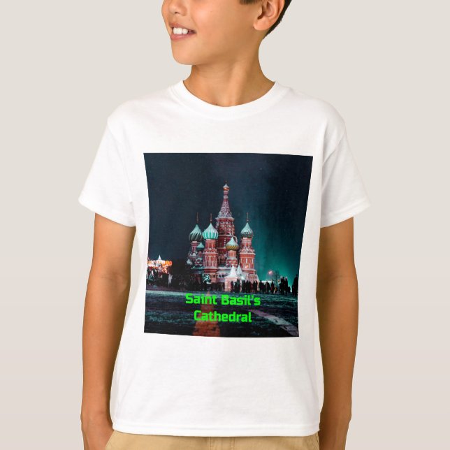 Saint Basil’s Cathedral, Moscow, Russia T-Shirt (Front)