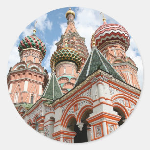 Saint Basil's Cathedral Classic Round Sticker