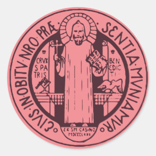 Saint Benedict Medal Classic Round Sticker