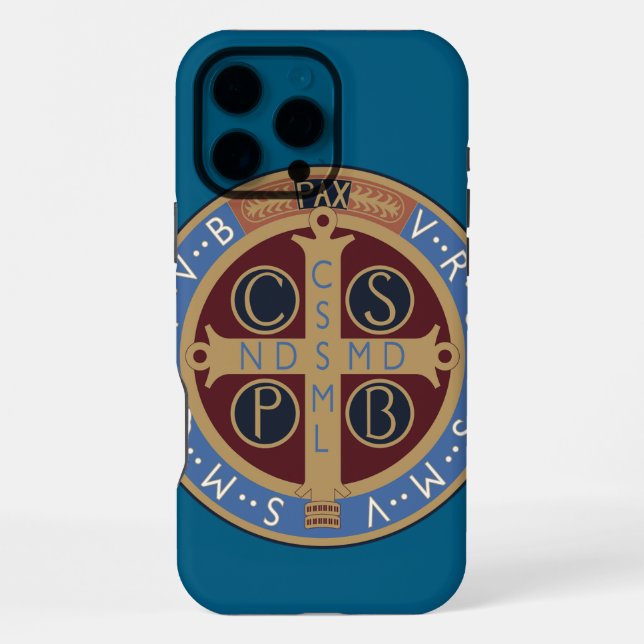 Saint Benedict Medal iPhone Case (Back)
