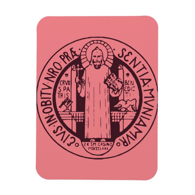 Saint Benedict Medal Magnet (Vertical)