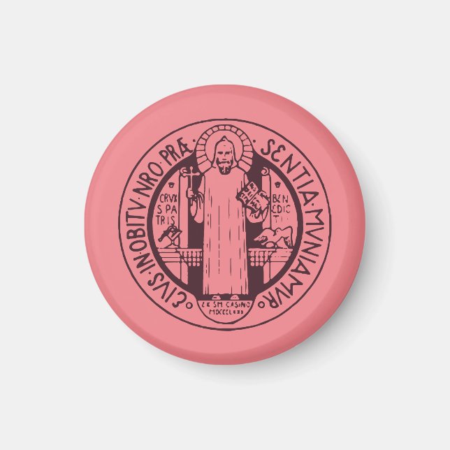 Saint Benedict Medal Magnet (Front)