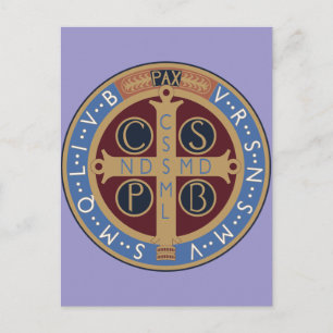 Saint Benedict Medal Postcard
