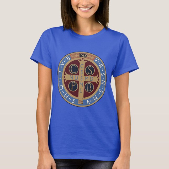 Saint Benedict Medal T-Shirt (Front)
