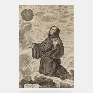 Saint Benedict of Nursia  Acrylic Sign