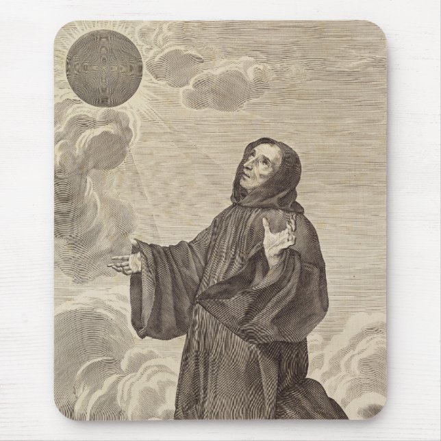 Saint Benedict of Nursia Father of Monasticism Mouse Pad (Front)