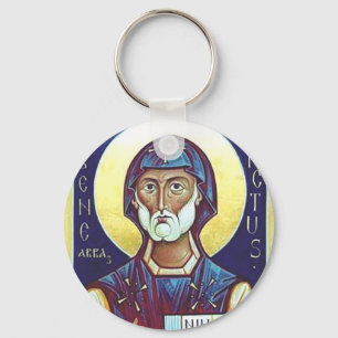 Saint Benedict of Nursia Key Ring
