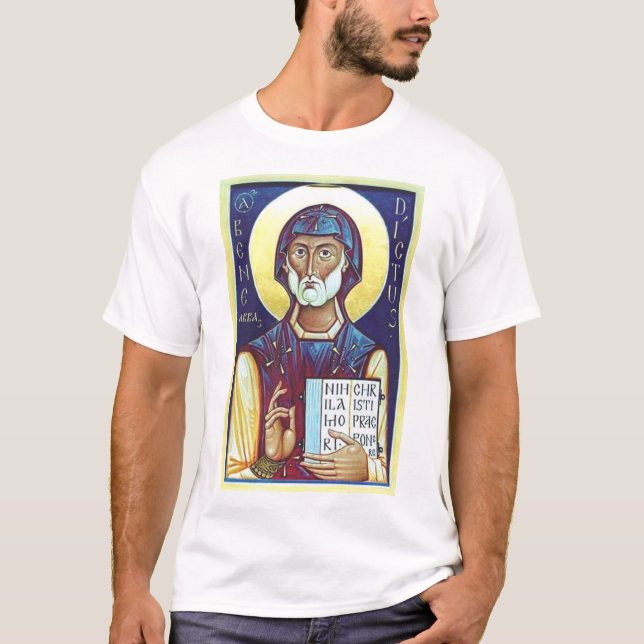 Saint Benedict of Nursia T-Shirt (Front)