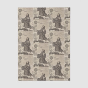 Saint Benedict of Nursia Tissue Paper