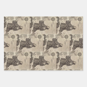 Saint Benedict of Nursia Wrapping Paper Sheet
