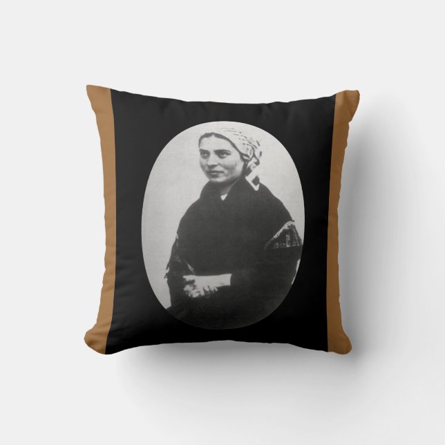 Saint Bernadette Cushion (Front)