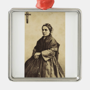 Saint Bernadette Soubirous Fine Art Metal Tree Decoration