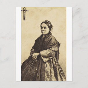 Saint Bernadette Soubirous Fine Art Postcard