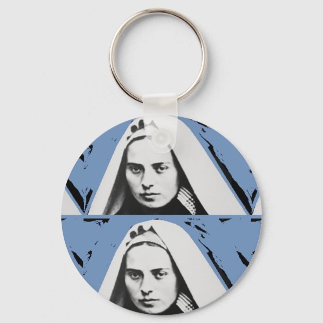 SAINT BERNADETTE SOUBIROUS KEY RING (Front)
