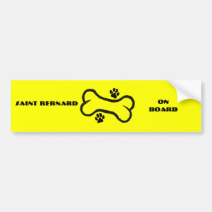 Saint Bernard Bumper Sticker