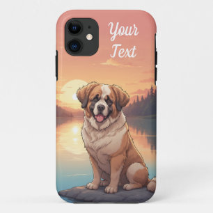 Saint Bernard by Lake Case-Mate iPhone Case