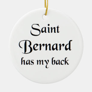 saint bernard coffee mug ceramic tree decoration