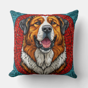 Saint Bernard dog Cushion