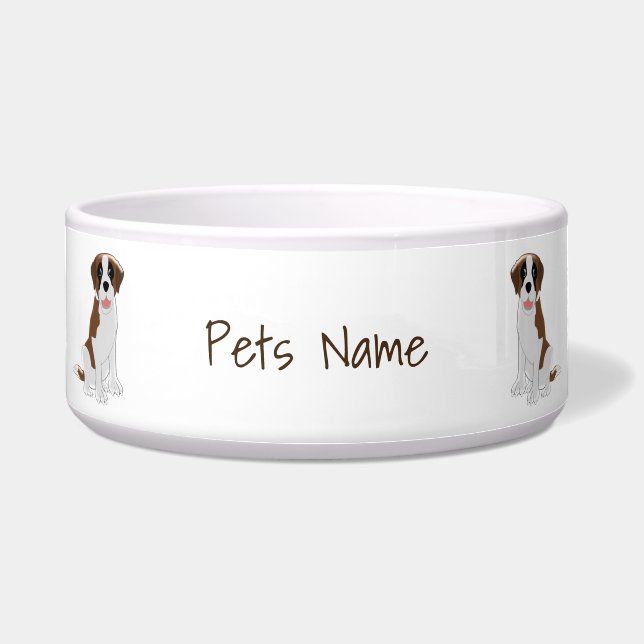 Saint Bernard Dog Design Pet Food (Front)