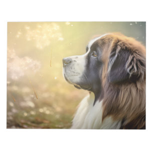 Saint Bernard Dog Pet Animal Tranquil Notepad