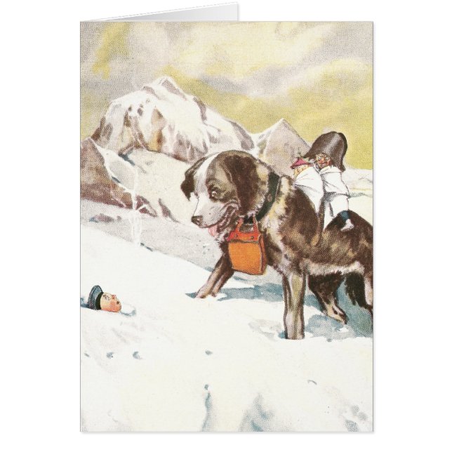 Saint Bernard Dog to the Rescue (Front)