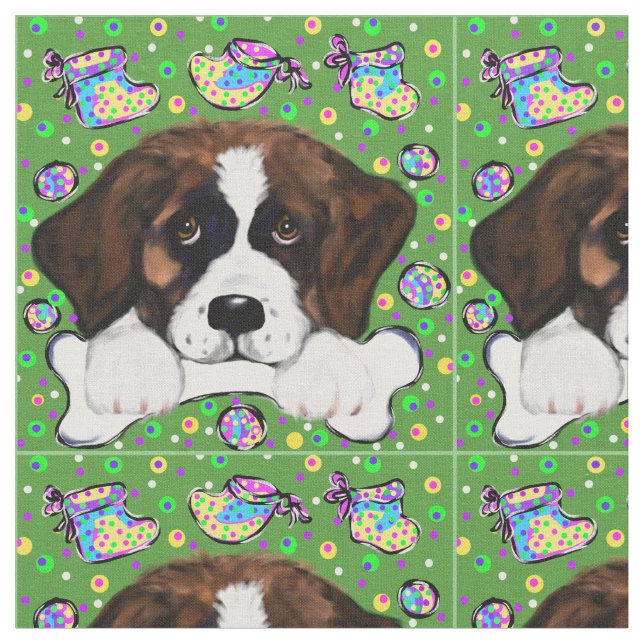Saint Bernard Fabric (Close Up)