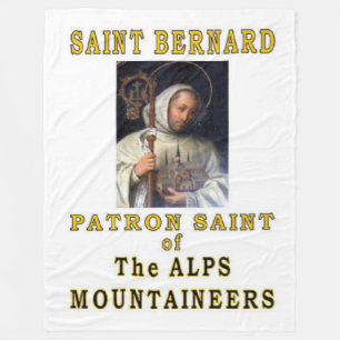 SAINT BERNARD FLEECE BLANKET