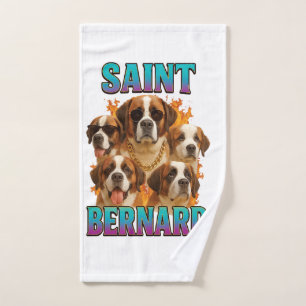 Saint Bernard  Hand Towel