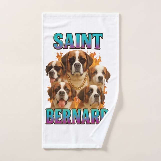 Saint Bernard  Hand Towel (Hand Towel)