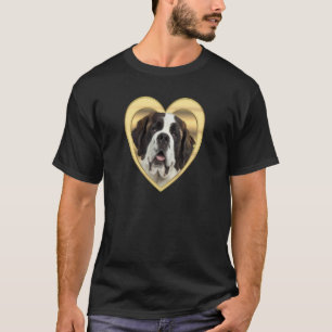 Saint Bernard  Heart Dog St Bernard  1 T-Shirt