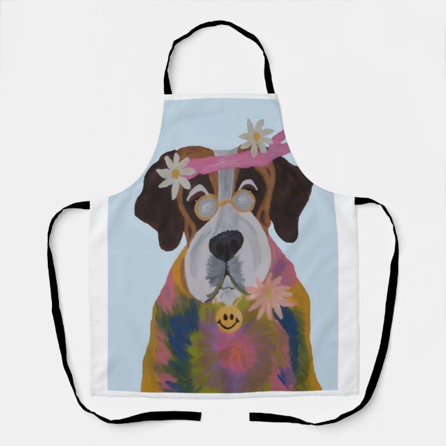 Saint Bernard Hippie Apron (Front)