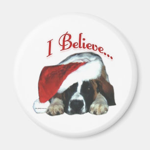 Saint Bernard I Believe - Magnet