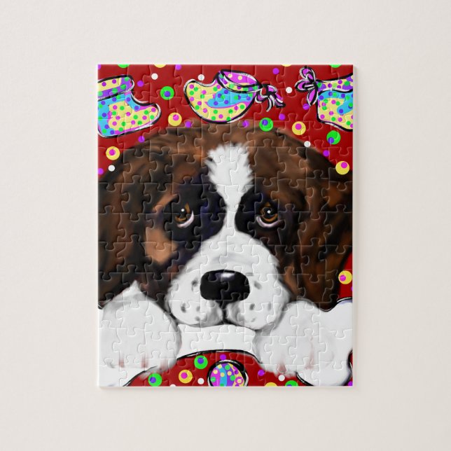 Saint Bernard Jigsaw Puzzle (Vertical)