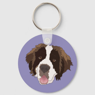 Saint Bernard Key Ring