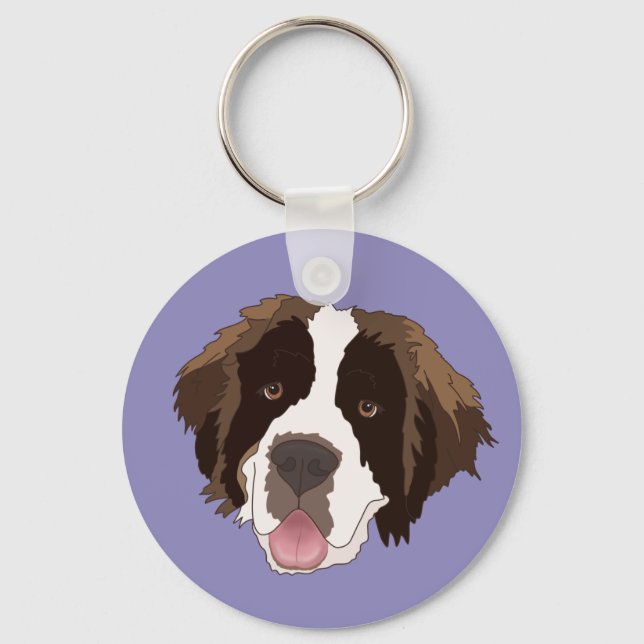 Saint Bernard  Key Ring (Front)