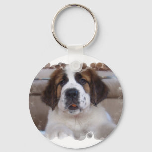 Saint Bernard Keychain